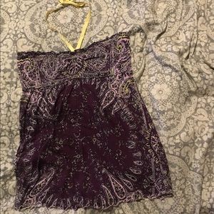 Free people tube top halter top